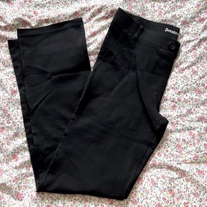 Betabrand straight leg black dress pant stretch size medium